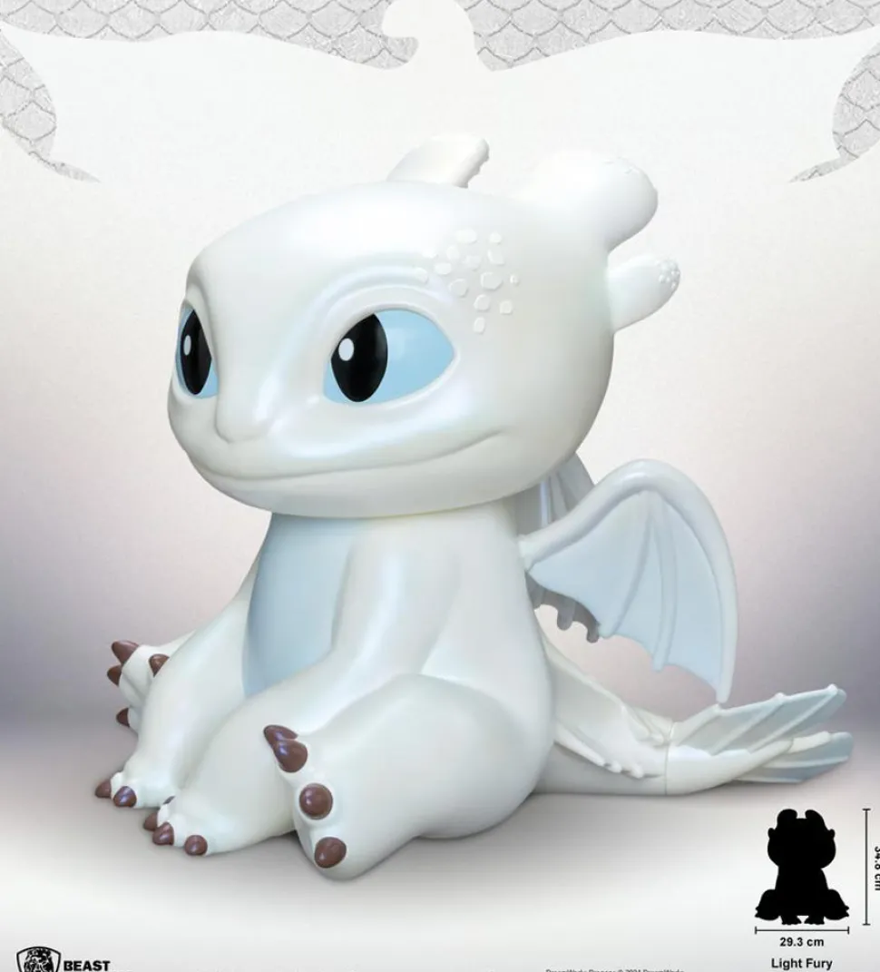 How to Train Your Dragon 3: The Hidden World - Light Fury Large 13" Vinyl Piggy Bank