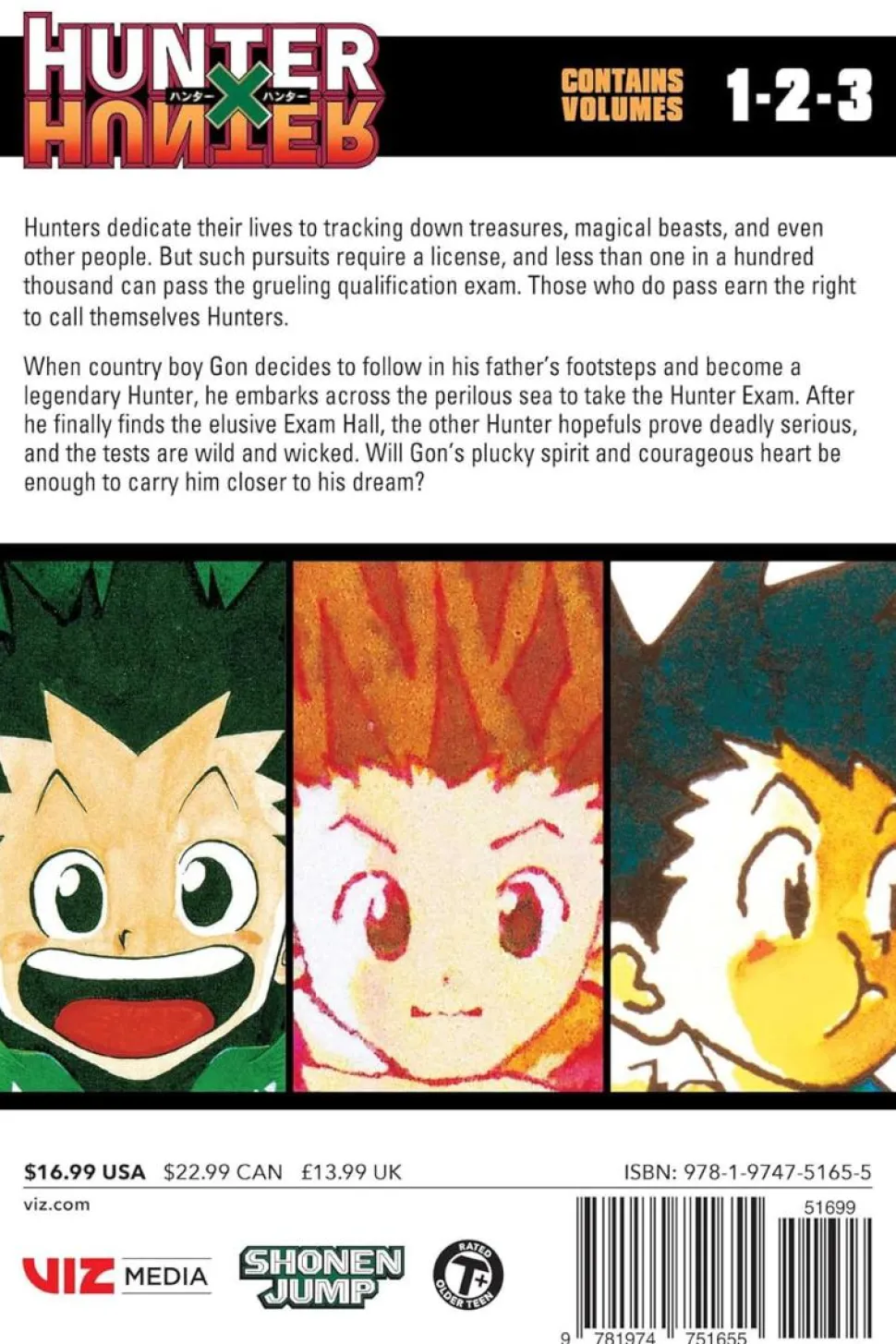 Hunter x Hunter - 3-in-1 Edition Omnibus Volume 01 Manga Paperback Book (Vol. 1-3)