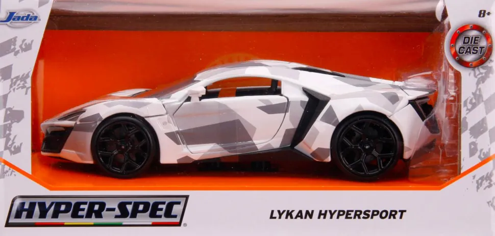 Hyper-Spec - Arctic Camouflage Lykan Hypersport 1/24th Scale Die-Cast Vehicle Replica