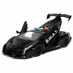 Hyper-Spec - S.W.A.T Lamborghini Veneno 1/24th Scale Die-Cast Vehicle Replica