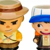 Indiana Jones and the Temple of Doom - Indiana Jones and Short Round Cupful of Cute Ceramic Mug 2-Pack