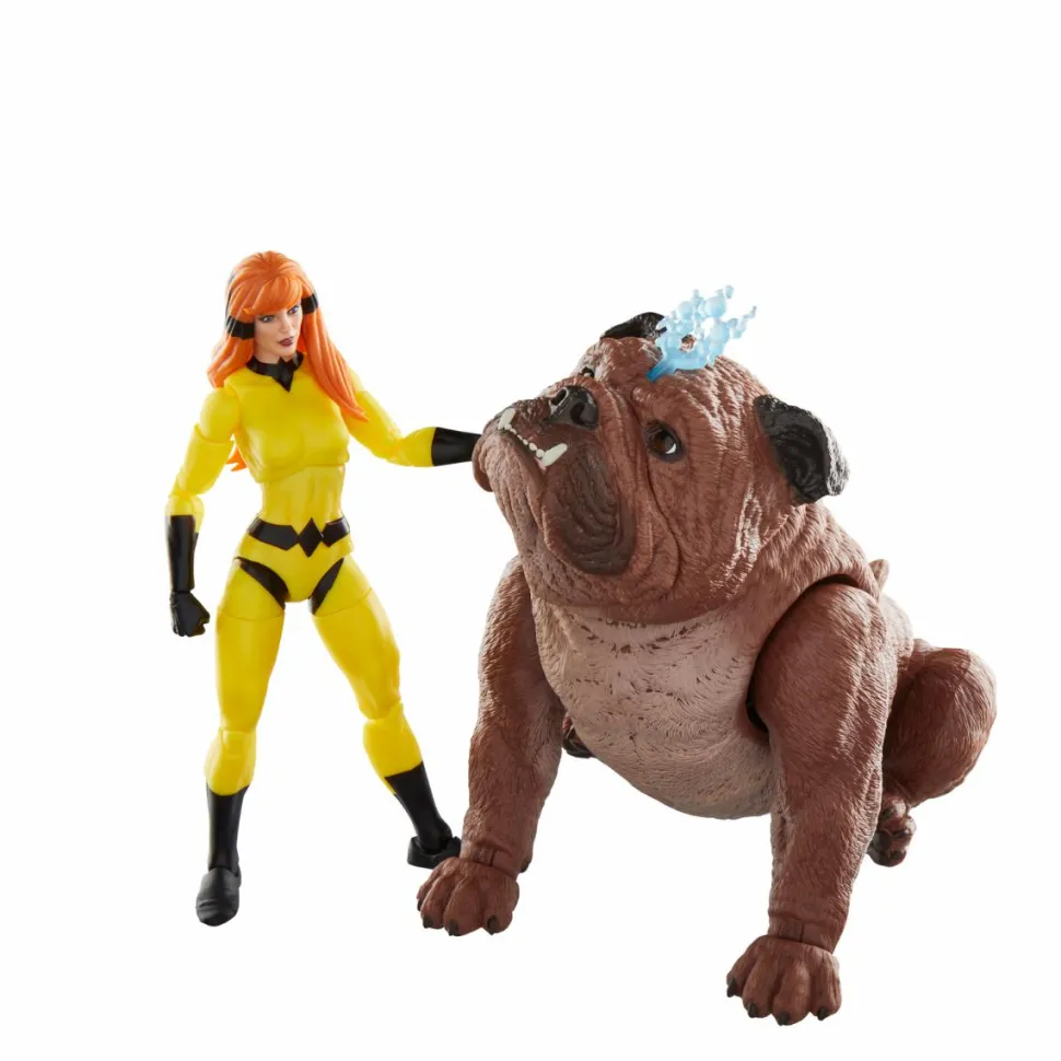 Inhumans - Crystal & Lockjaw Marvel Legends Deluxe 6" Action Figure 2-Pack