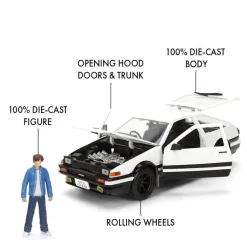 Initial D - 1986 Takumi & Toyota Trueno (AE86) 1/24th Scale Die-Cast Vehicle Replica