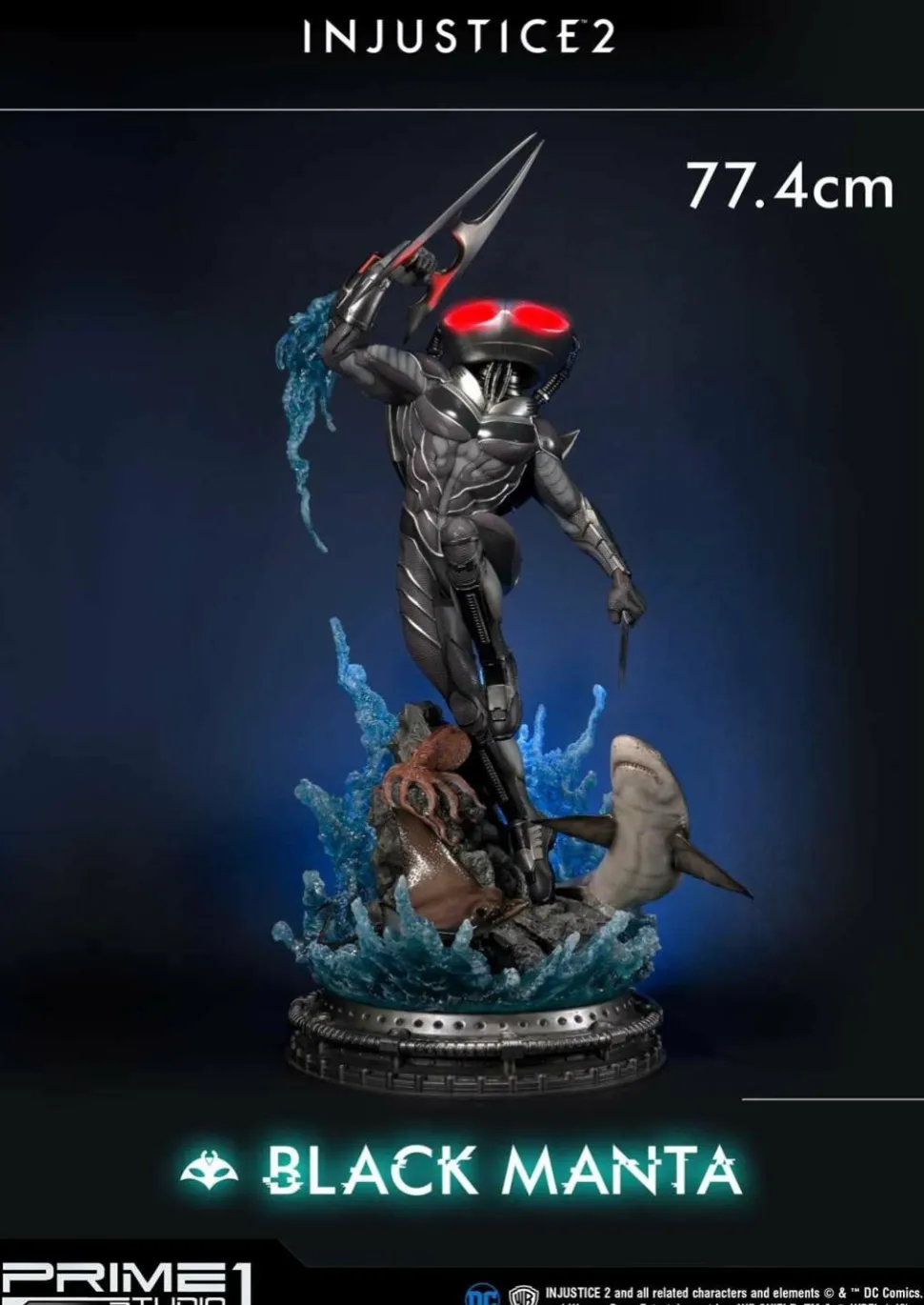 Injustice 2 - Black Manta 1/4 Scale Statue