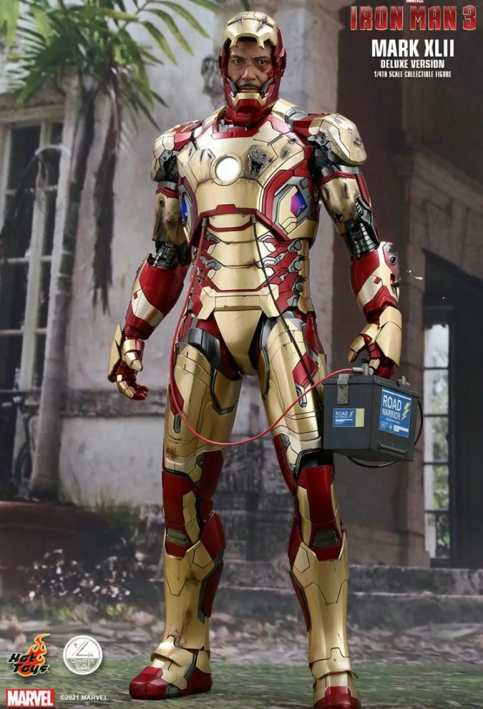 Iron Man 3 - Iron Man Mark XLII (42) Deluxe 1/4 Scale Hot Toys Action Figure