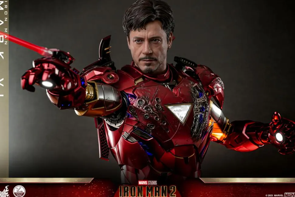 Iron Man 2 - Iron Man Mark VI 1/4th Scale Hot Toys Action Figure