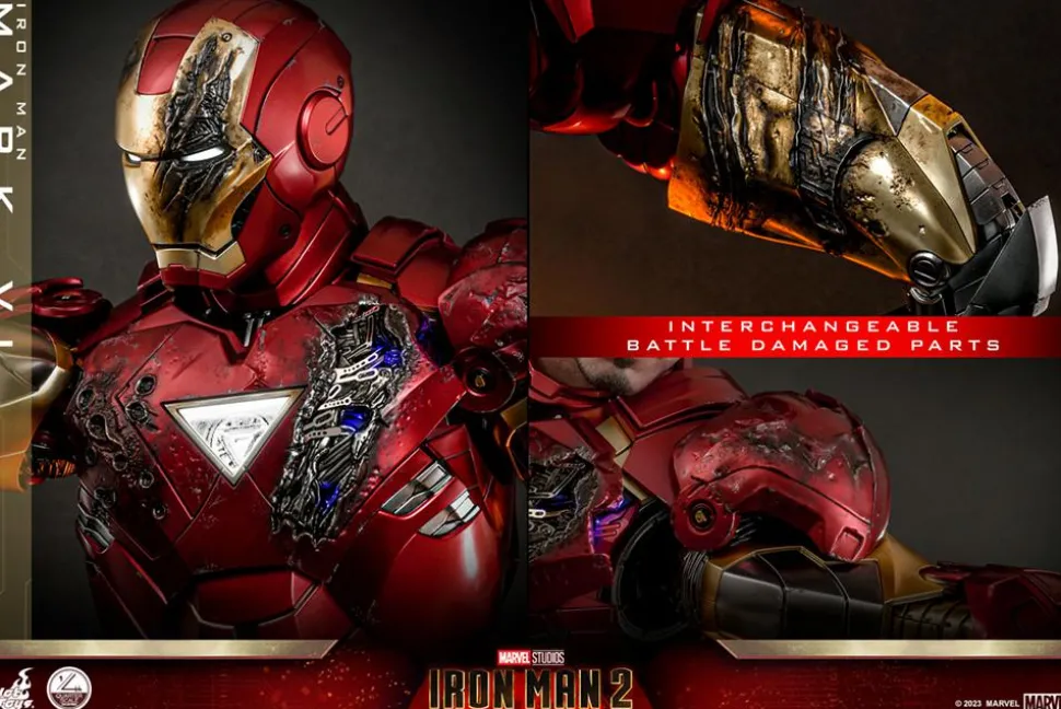 Iron Man 2 - Iron Man Mark VI 1/4th Scale Hot Toys Action Figure