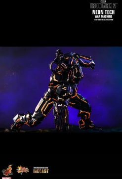 Iron Man 2 - Neon Tech War Machine 1/6th Scale Die-Cast Hot Toys Action Figure (Int Sales Only)