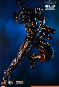 Iron Man 2 - Neon Tech War Machine 1/6th Scale Die-Cast Hot Toys Action Figure (Int Sales Only)