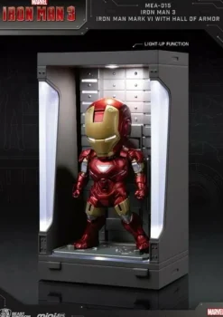 Iron Man - Iron Man MK VI 3” Mini Egg Attack Action Figure with Hall of Armour Display (Previews Exclusive)