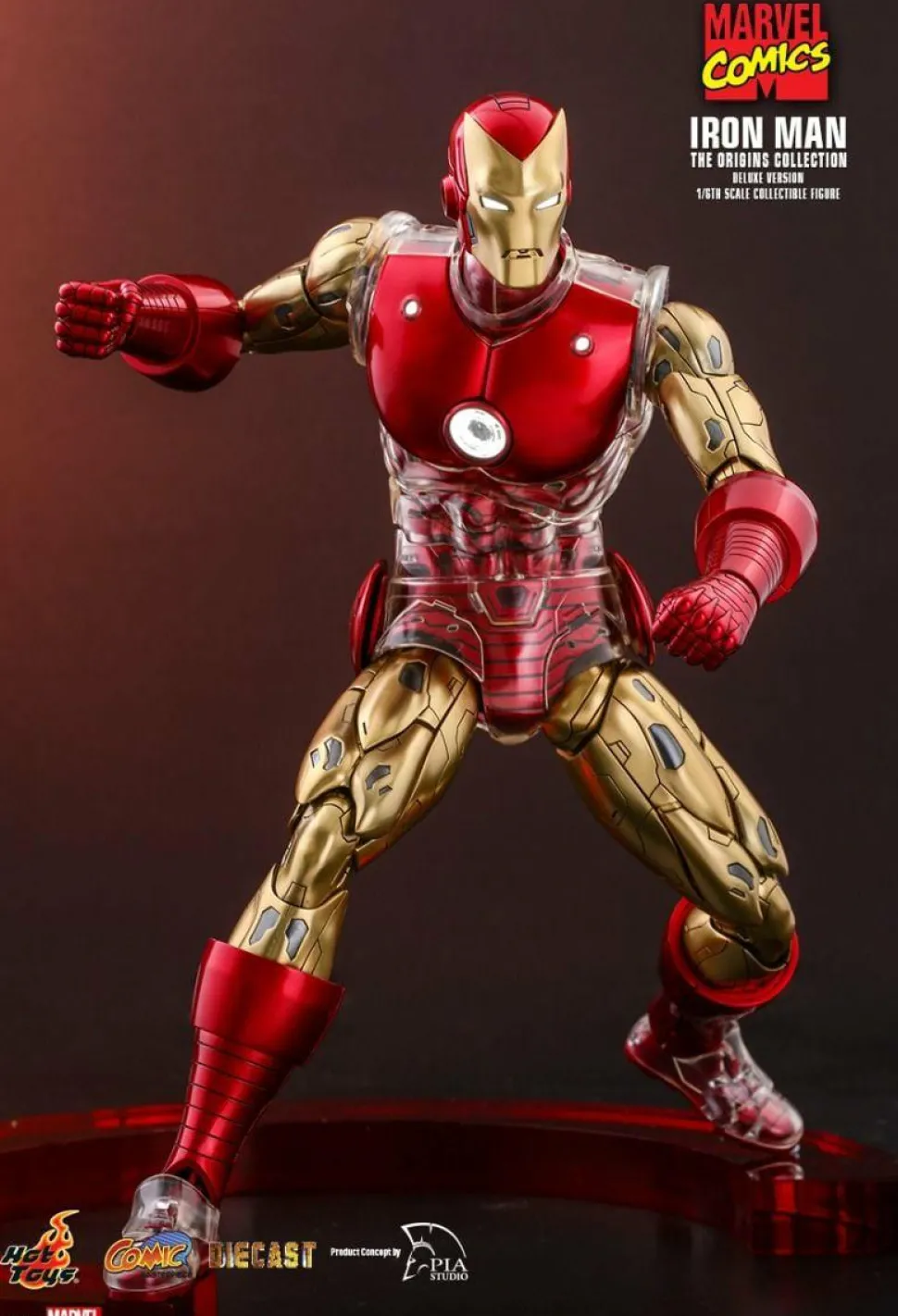 Iron Man - Iron Man The Origins Collection Deluxe 1/6th Scale Die-Cast Hot Toys Action Figure