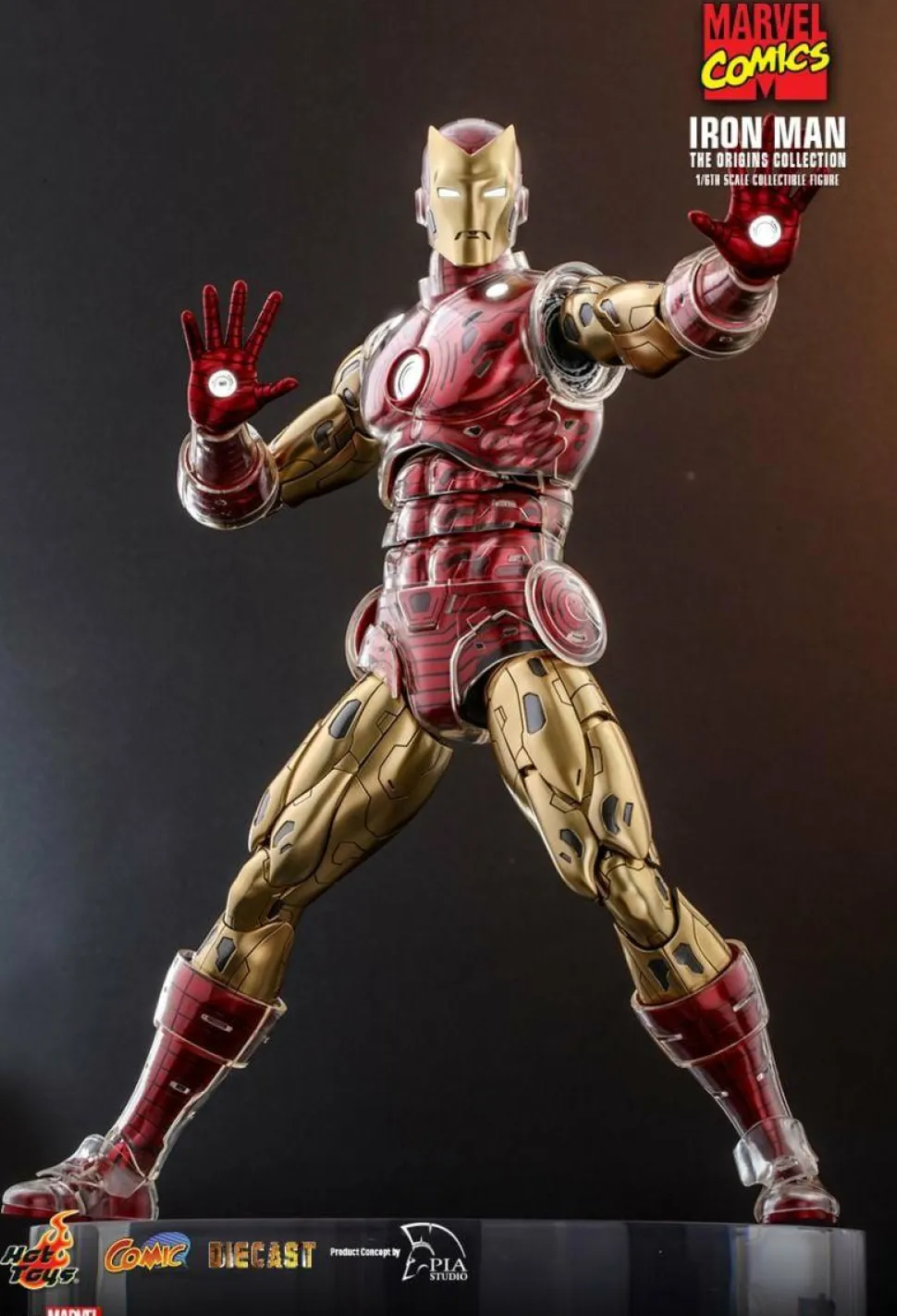Iron Man - Iron Man The Origins Collection 1/6th Scale Die-Cast Hot Toys Action Figure