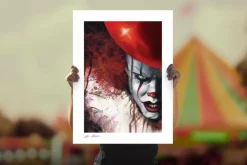 IT - Pennywise: Truth or Dare Fine Art Print by Marco Mastrazzo