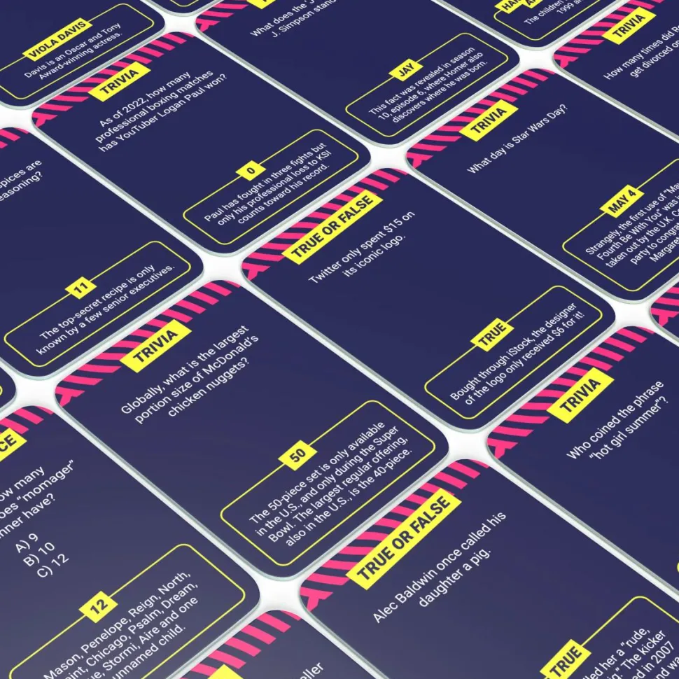 IYKYK - Pop Culture Edition Trivia Card Game