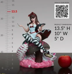 J. Scott Campbell’s Fairytale Fantasies - Alice in Wonderland Game of Hearts Edition 13” Statue