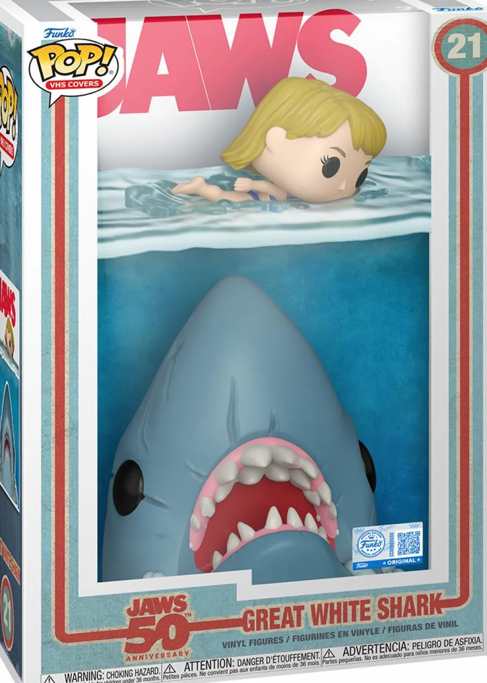 Jaws - Great White Shark Pop! Covers Vinyl Figure