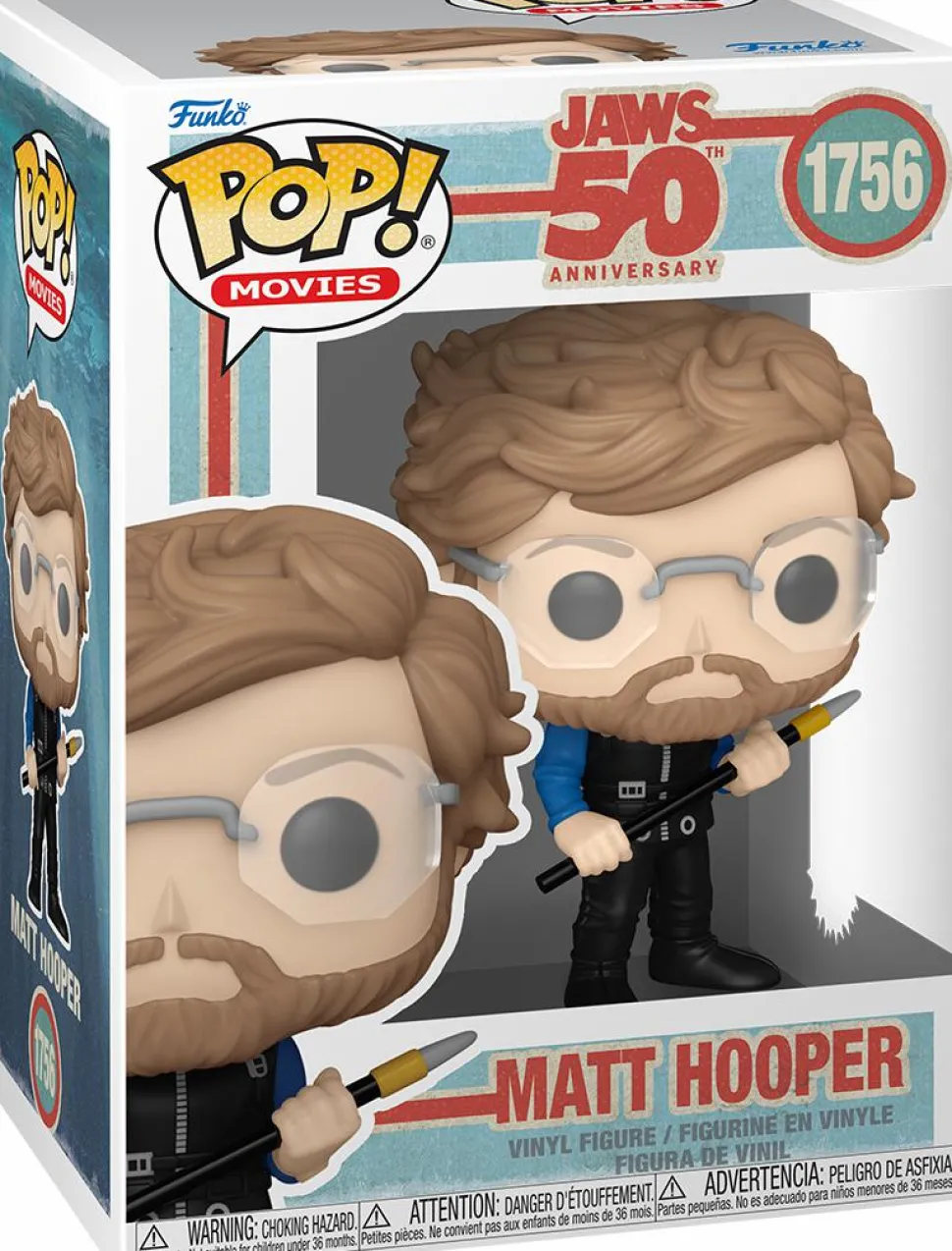 Jaws - Matt Hooper 50th Anniversary Pop! Vinyl Figure