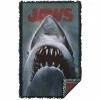 Jaws - Shark Woven Tapestry Blanket / Picnic Rug