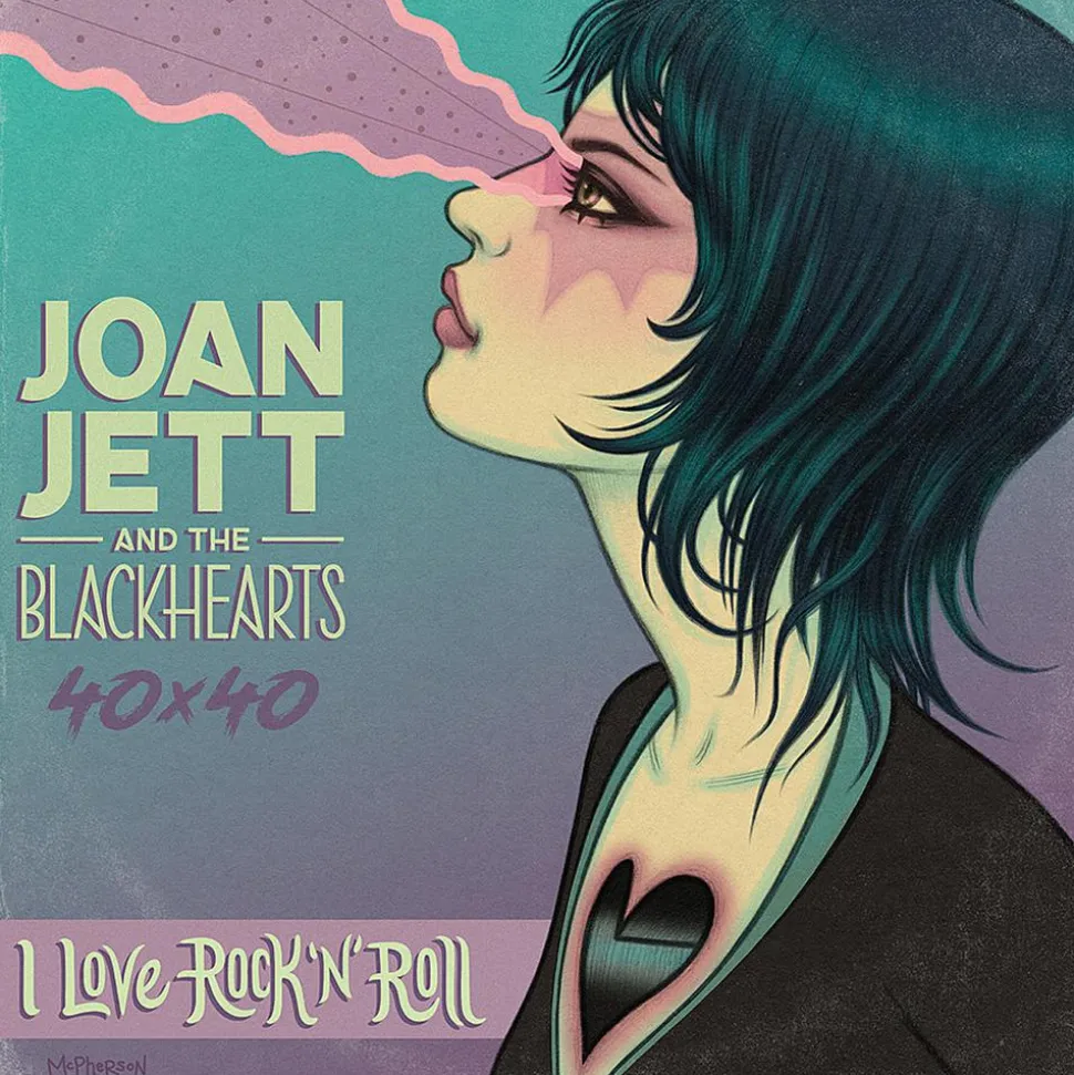Joan Jett & The Blackhearts - 40x40: Bad Reputation / I Love Rock 'n' Roll Paperback Book