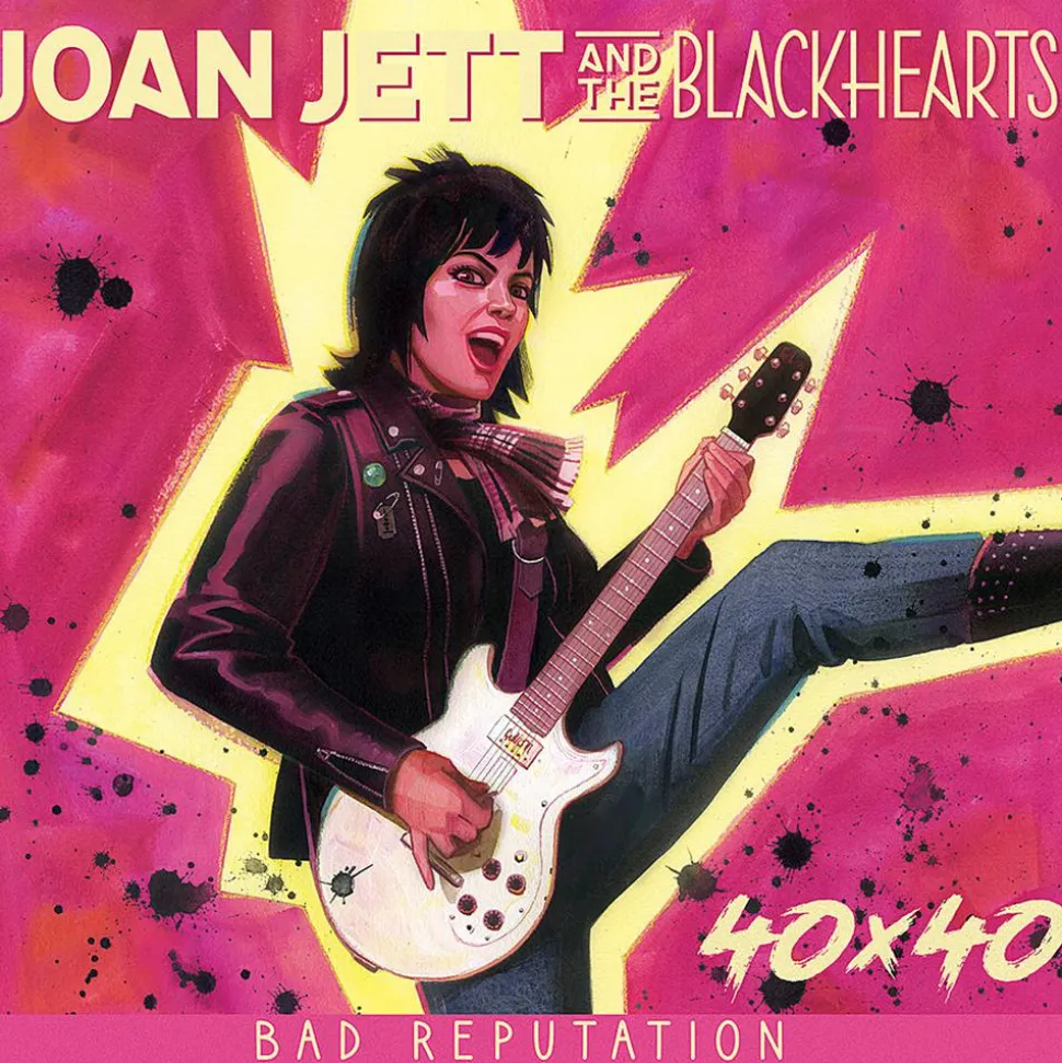 Joan Jett & The Blackhearts - 40x40: Bad Reputation / I Love Rock 'n' Roll Paperback Book