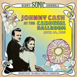 Johnny Cash - At the Carousel Ballroom April 24, 1968 Deluxe 2xLP Vinyl Record Box Set (Blue Clear Marbled & Yellow Clear Marbled Coloured Vinyl)