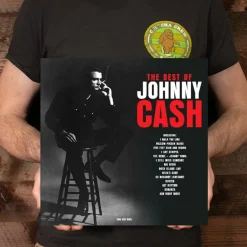 Johnny Cash - The Best of Johnny Cash 2xLP Vinyl Record (Red Coloured Vinyl)