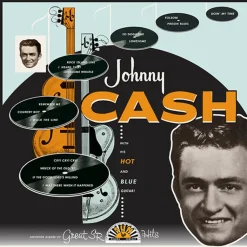 Johnny Cash - With His Hot and Blue Guitar LP Vinyl Record