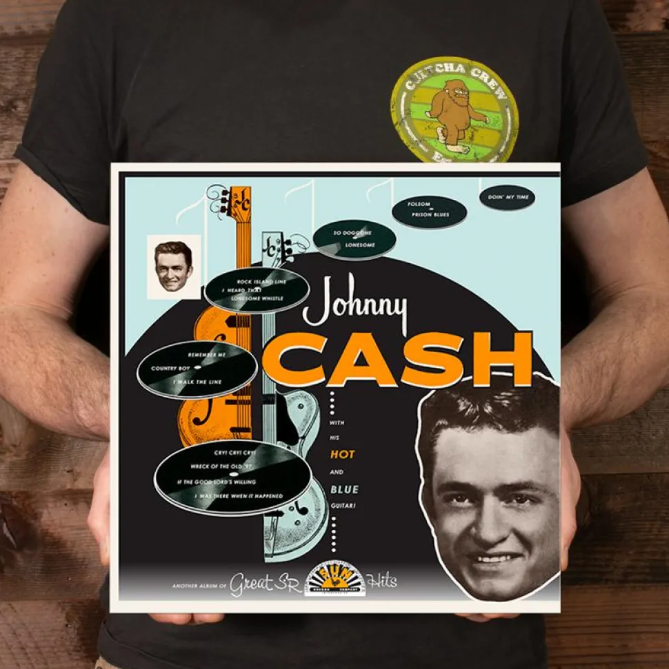 Johnny Cash - With His Hot and Blue Guitar LP Vinyl Record