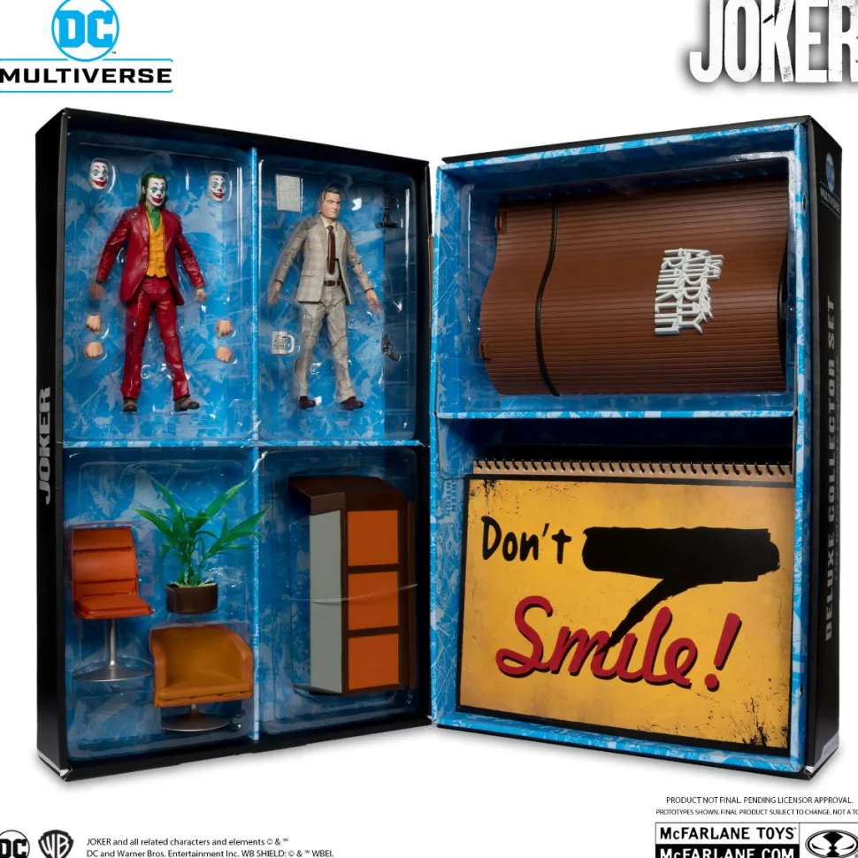 Joker (2019) - Live with Murray Franklin DC Multiverse Deluxe 7" Scale Action Figure Collector Set