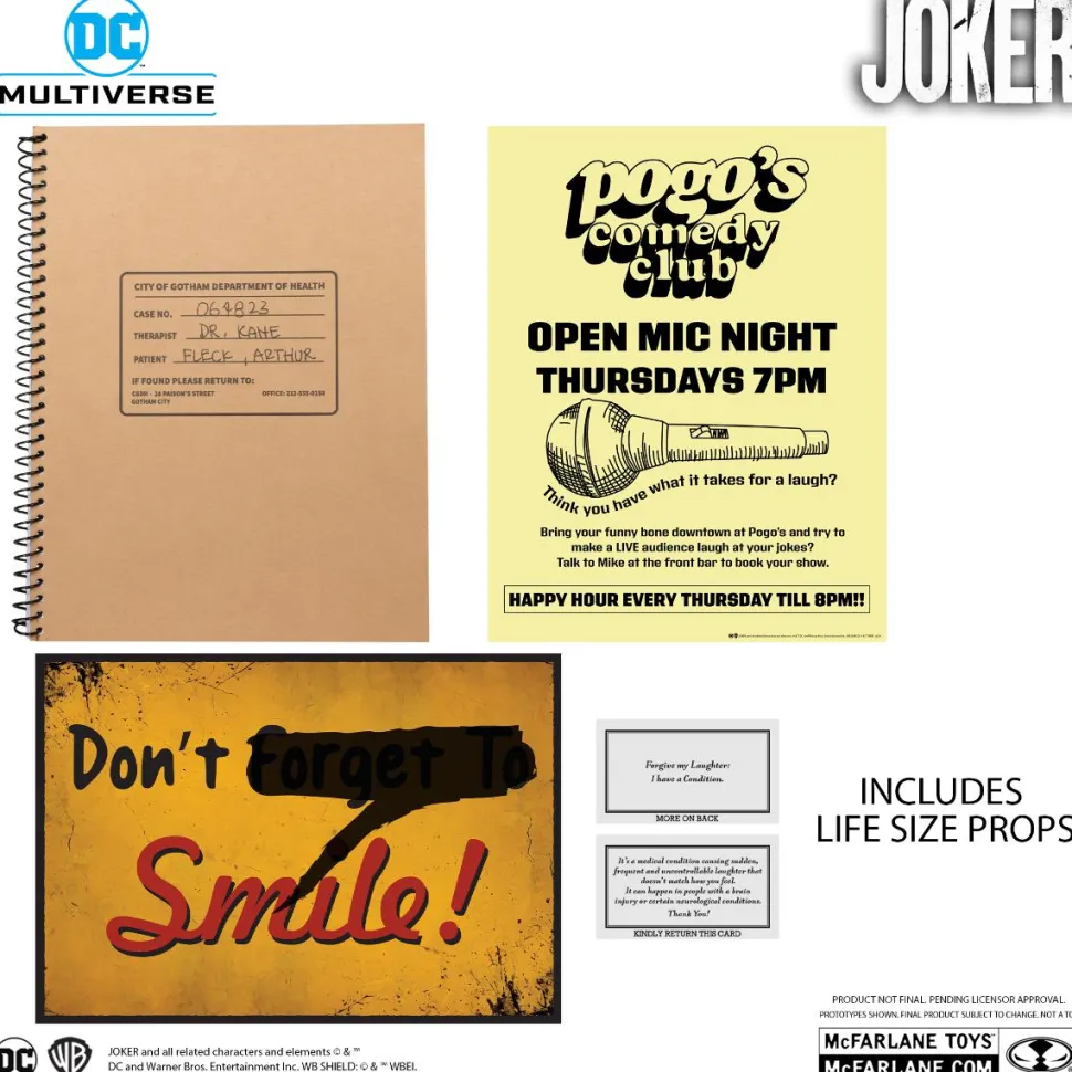 Joker (2019) - Live with Murray Franklin DC Multiverse Deluxe 7" Scale Action Figure Collector Set