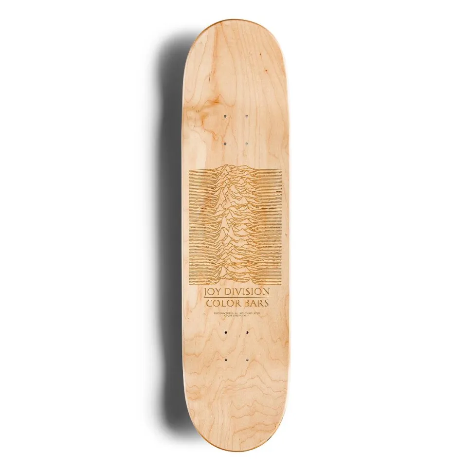 Joy Division - Joy Division x Color Bars Unknown Pleasures 8.25" Skateboard Deck Set (Set of 2) (Decks Only)