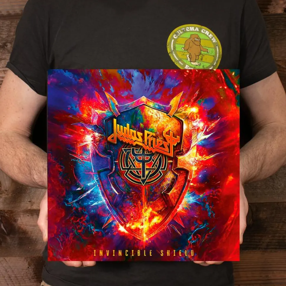 Judas Priest - Invincible Shield 2xLP Vinyl Record (Indie Exclusive Red Coloured Vinyl)