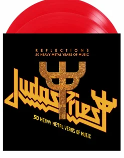 Judas Priest - Reflections: 50 Heavy Metal Years Of Music 2xLP Vinyl Record (Red Coloured Vinyl)
