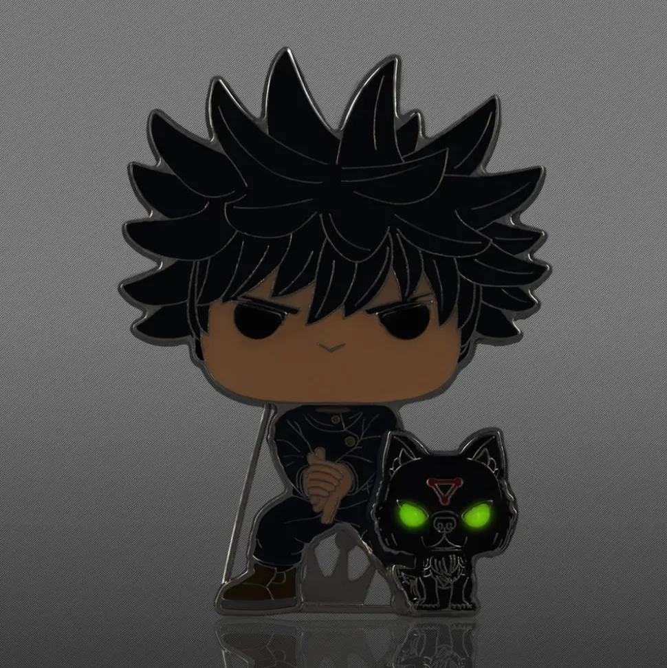 Jujutsu Kaisen - Megumi Fushiguro Glow-in-the-Dark 4" Pop! Enamel Pin