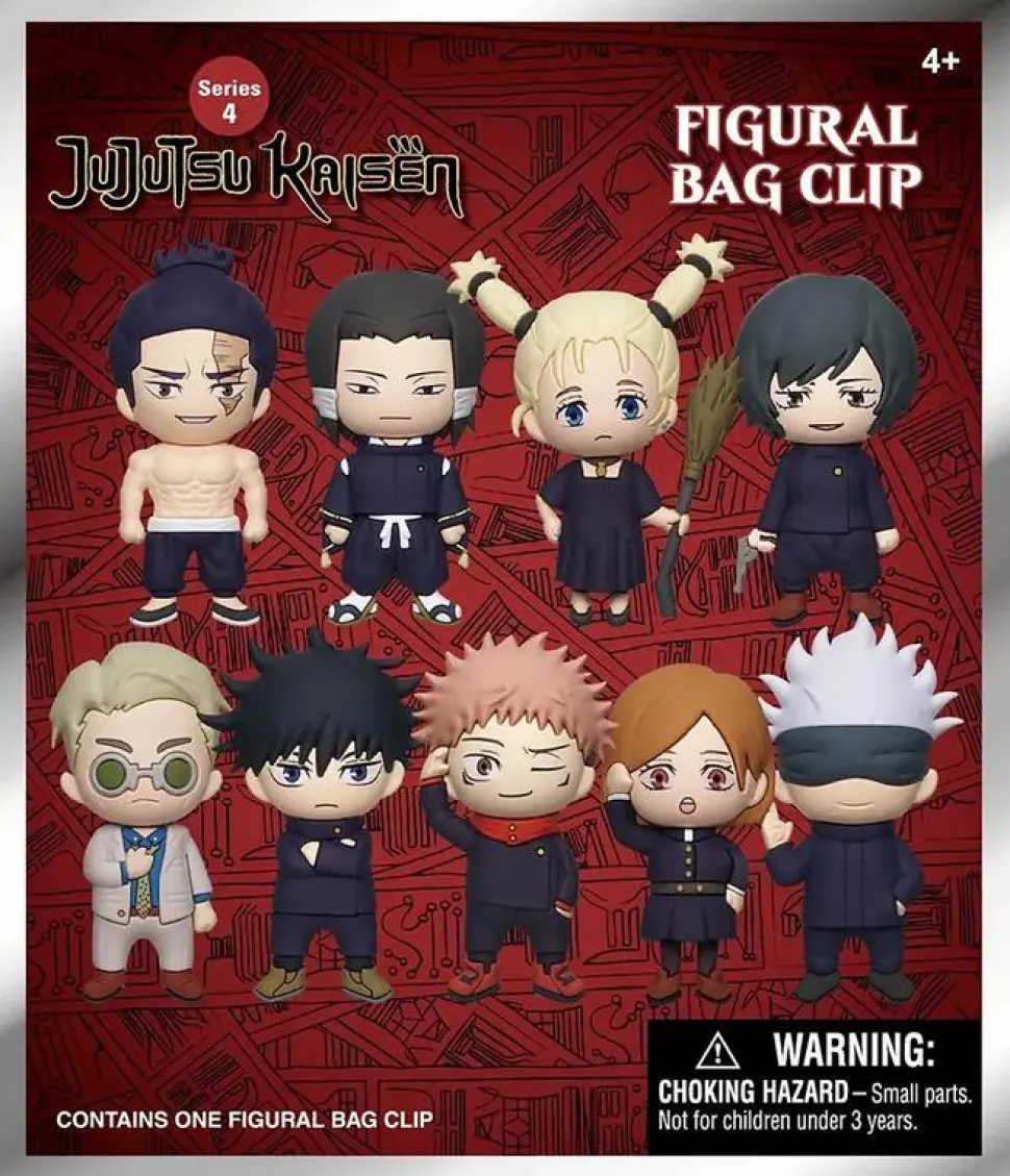Jujutsu Kaisen - Series 4 3D Figural Foam Bag Clip Blind Bag (Display of 24)