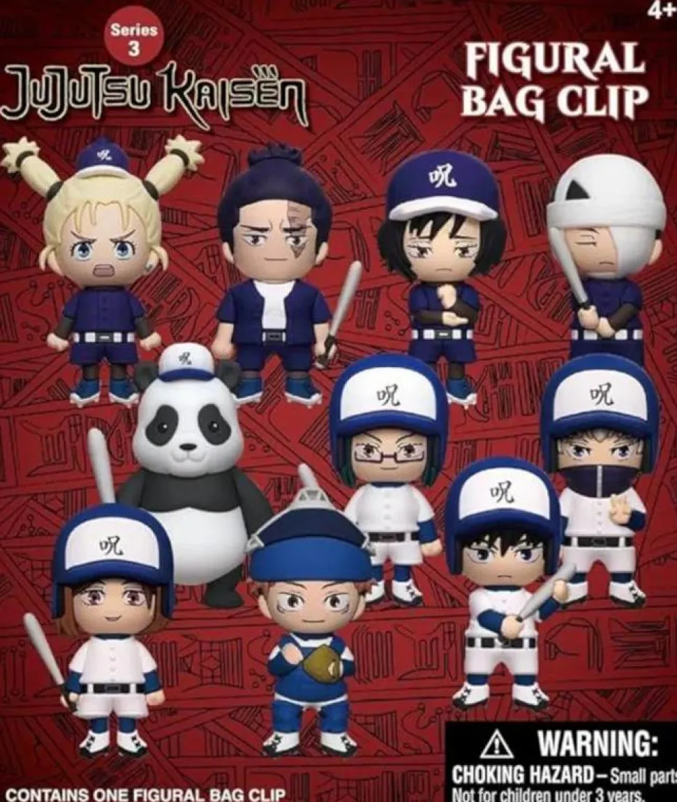 Jujutsu Kaisen - Series 3 3D Figural Foam Bag Clip Blind Bag (Single Unit)