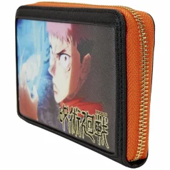 Jujutsu Kaisen - Yuji Itadori Cosplay 4" Faux Leather Zip-Around Wallet