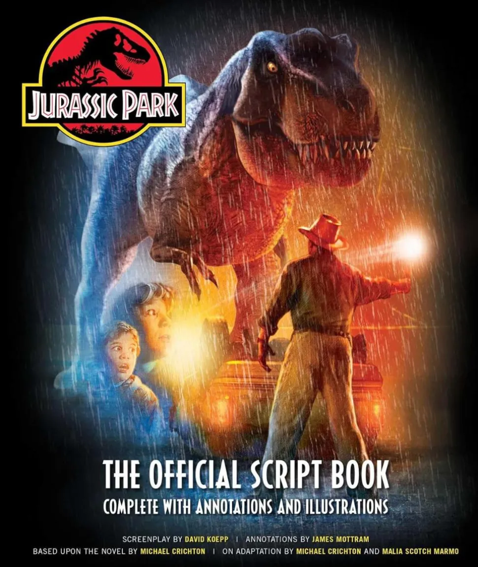Jurassic Park - The Official Script Book: Complete with Annotations & Illustrations Hardcover Book