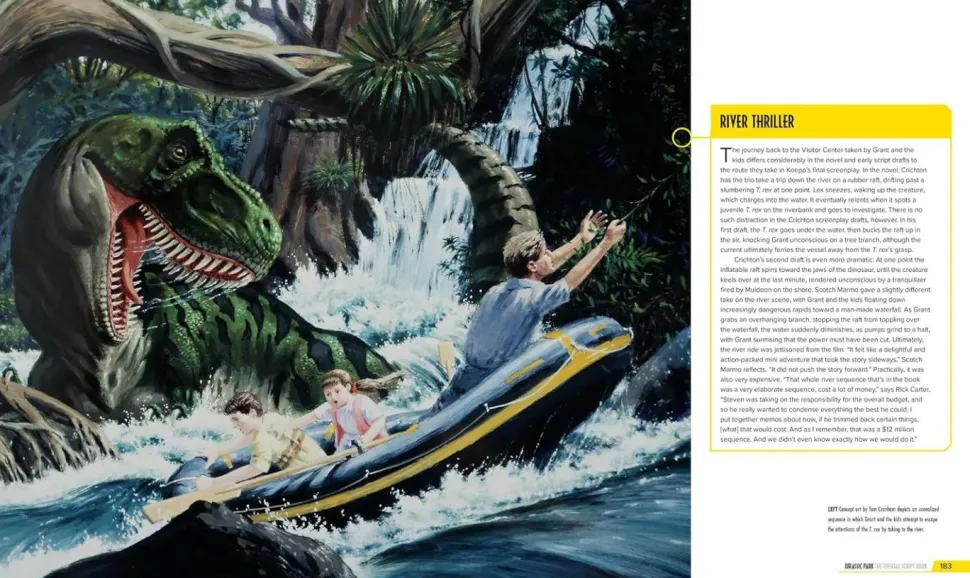 Jurassic Park - The Official Script Book: Complete with Annotations & Illustrations Hardcover Book