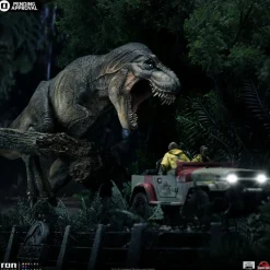 Jurassic Park - T-Rex Chase Demi Art Scale 1/20th Scale Diorama Statue
