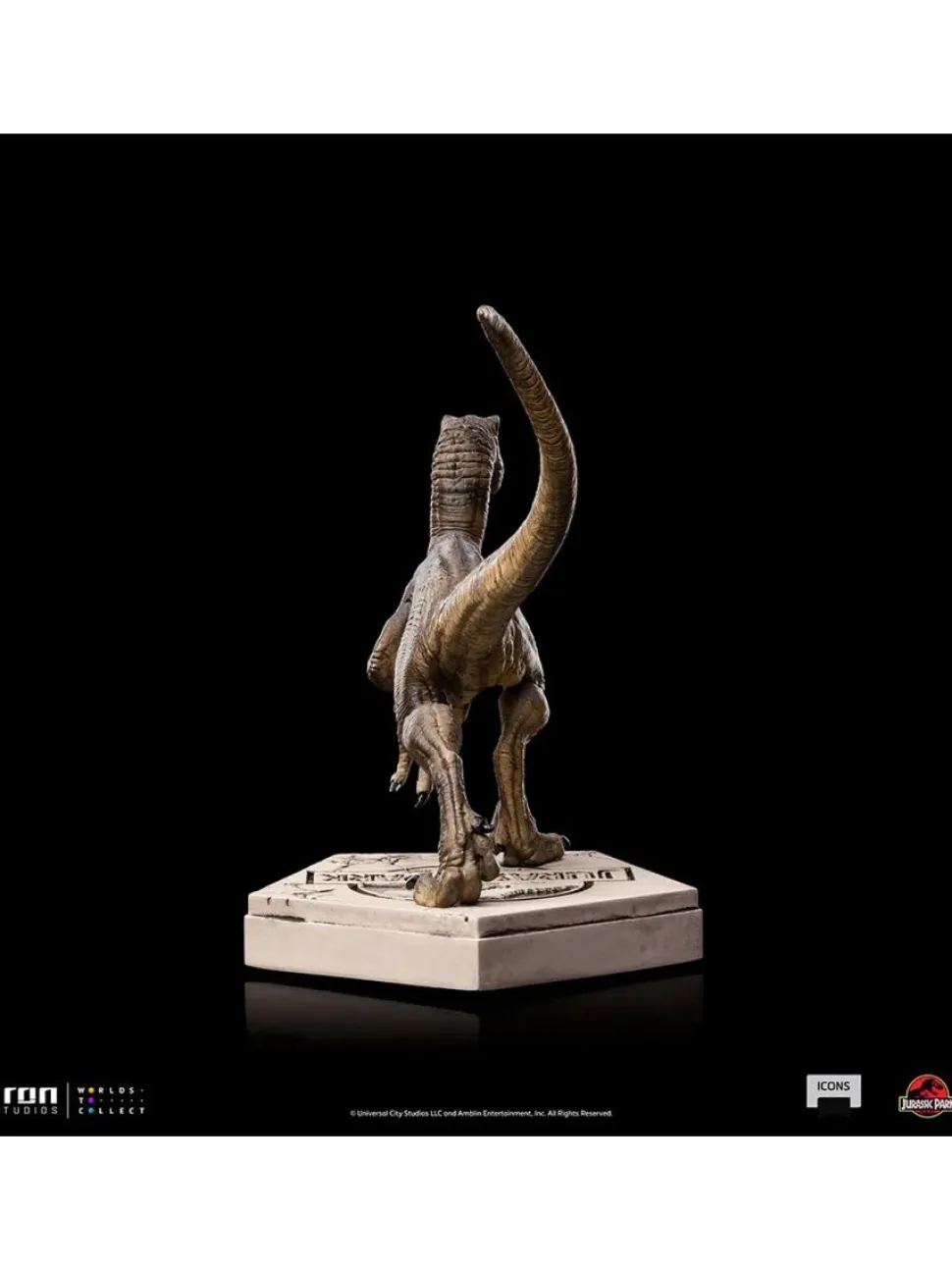 Jurassic Park - Velociraptor B Icons 3.5” Statue