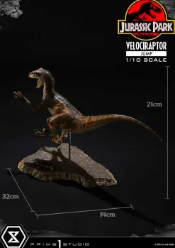Jurassic Park - Velociraptor Jump 1/10th Scale Statue