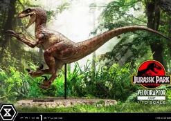 Jurassic Park - Velociraptor Jump 1/10th Scale Statue