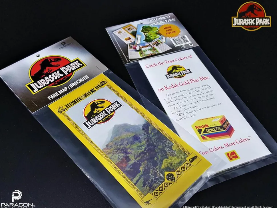 Jurassic Park - Welcome Map (Clean Version) 1:1 Scale Life-Size Prop Replica