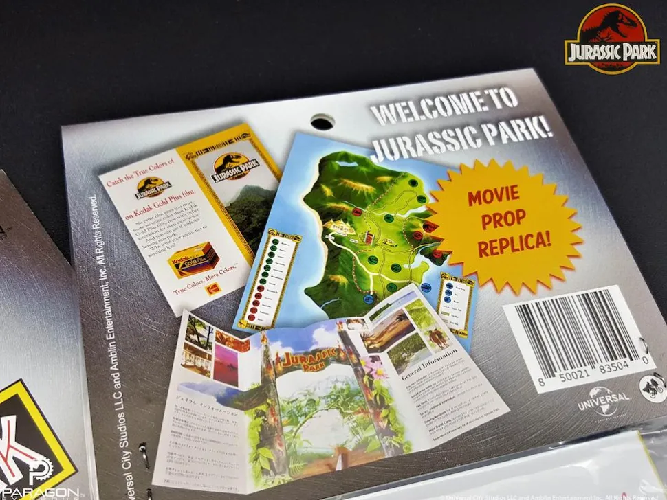 Jurassic Park - Welcome Map (Clean Version) 1:1 Scale Life-Size Prop Replica