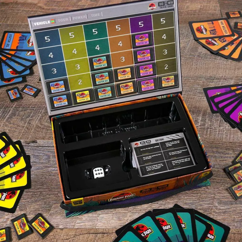 Jurassic Park: Bid to Win - Trivia Card Game