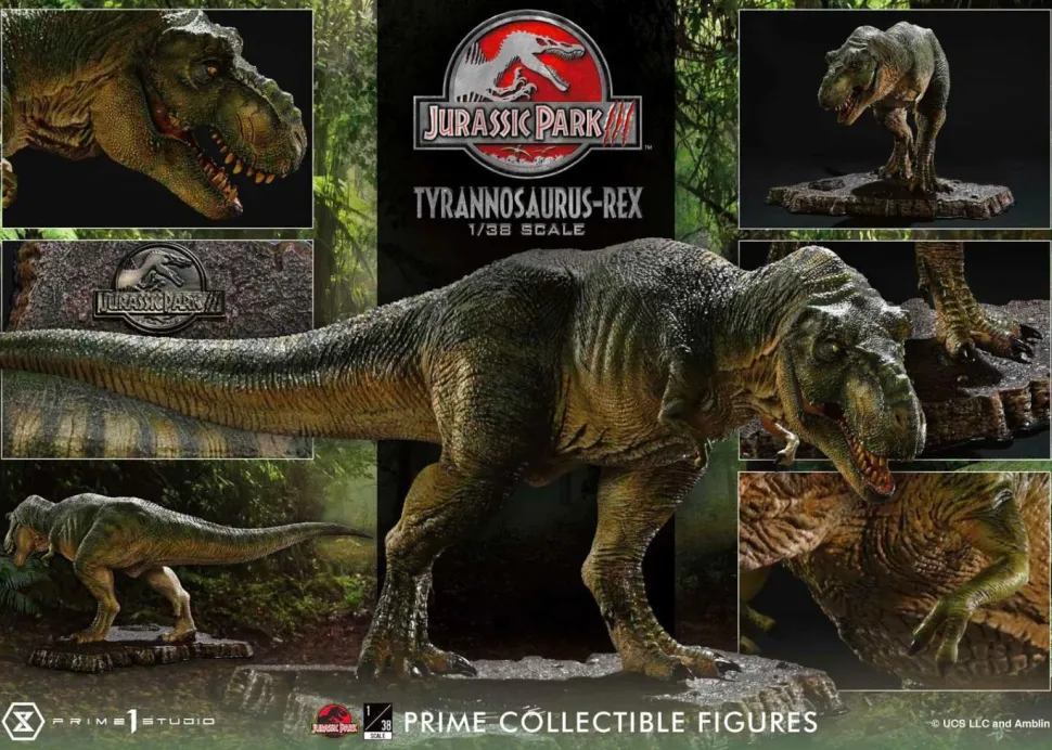 Jurassic Park III - Tyrannosaurus-Rex 1/38th Scale Statue