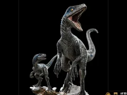 Jurassic World: Dominion - Blue & Beta Velociraptor Deluxe 1/10th Scale Statue
