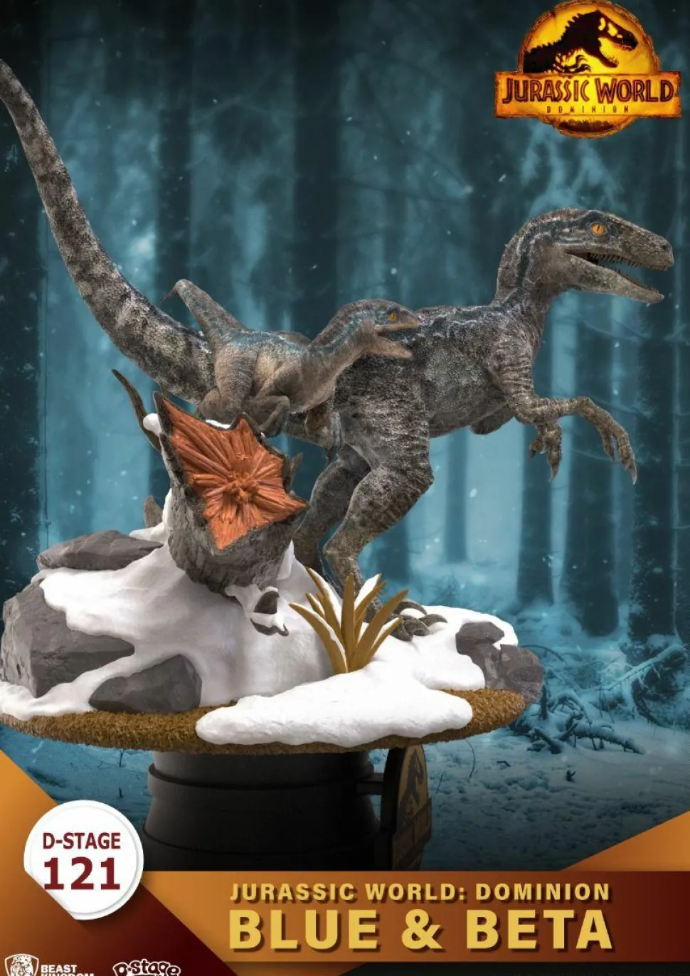 Jurassic World: Dominion - Blue & Beta D-Stage 5" Diorama Statue