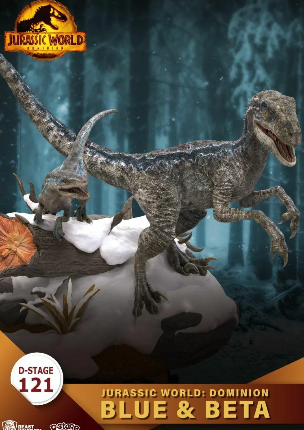 Jurassic World: Dominion - Blue & Beta D-Stage 5" Diorama Statue